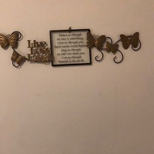 Live laugh love sign